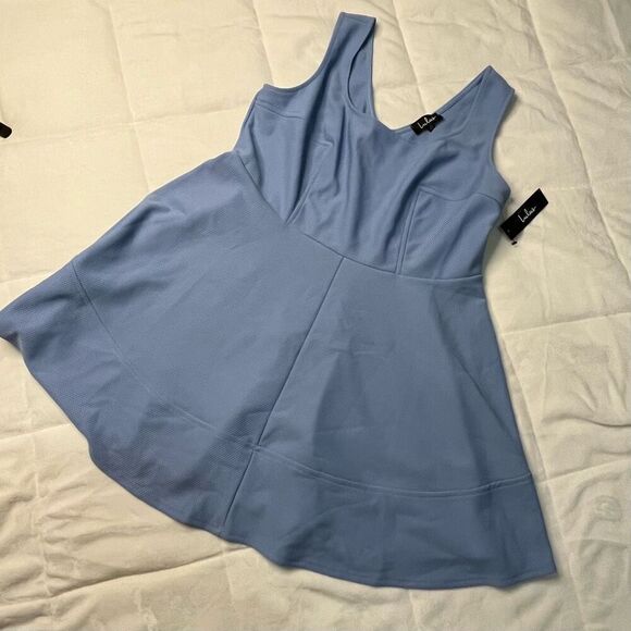 NWT Lulu’s Sleeveless Tank Style Fit and Flare Dress Plus 2x - Picture 4 of 10